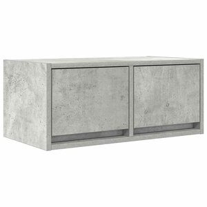 vidaXL Meuble TV gris béton 60x31x25 5 cm bois d'ingénierie