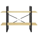 vidaXL Bibliothèque à 2 niveaux 100x30x70 cm Bois de pin massif