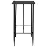 vidaXL Ensemble de bar 5 Pièces Tissu Gris foncé