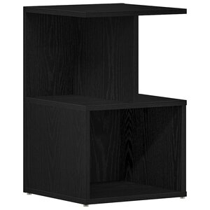 vidaXL Cabinet de chevet Chêne noir 35 x 35 x 55 cm Bois d'ingénierie