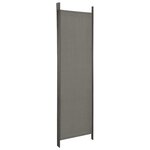 Vidaxl cloison de séparation 3 panneaux anthracite 150x180 cm
