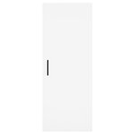 vidaXL Buffet haut Blanc 34 5x34x180 cm Bois d'ingénierie