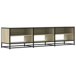 vidaXL Meuble TV chêne sonoma 180x40x46 cm bois d'ingénierie