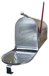 Boîte aux lettres style américain en aluminium  Americano E2101  Inox