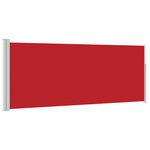 vidaXL Auvent latéral rétractable 120 x 300 cm Rouge