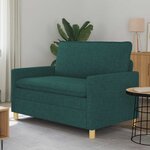 vidaXL Canapé Vert foncé 126 x 81 x 87 5 cm Tissu