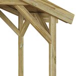 vidaXL Abri BBQ 133 5x63x200 cm en pin traité