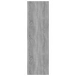 vidaXL Bibliothèque/Séparateur de pièce Sonoma gris Bois d'ingénierie