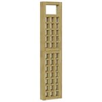 vidaXL Brise-vue Marron 160 x 180 cm Pin imprégné