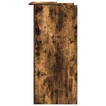 vidaXL Bureau de réception chêne fumé 55x50x103 5 cm bois d'ingénierie