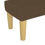Banc banquette marron foncé 70 x 30 x 30 cm tissu 02_0010671