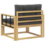 vidaXL Sofa de milieu extérieur Polyester Blanc