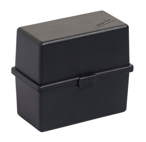 Boite à fiches MEMO-BOX A8 noir EXACOMPTA