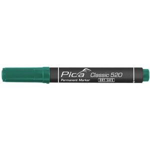 Pica marqueur permanent dry-safe classic 1- 4 mm rond vert