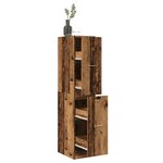 vidaXL Armoire d'apothicaire vieux bois 30x41x144 5 cm bois ingénierie