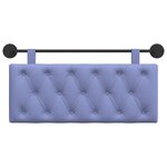 vidaXL Tête de lit suspendue Bleu denim Tissu