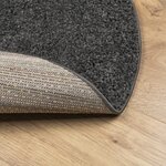 vidaXL Tapis shaggy PAMPLONA poils longs moderne anthracite Ø 80 cm