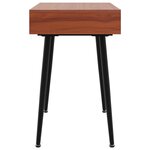 vidaXL Bureau d'ordinateur avec tiroir marron 110x50x75 cm
