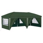 vidaXL Tente de fête pop-up 575 x 288 x 245 cm Vert