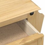 vidaXL Table de chevet Corona 45x35x47 5 cm bois de pin massif