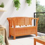 vidaXL Banc de rangement de jardin Acacia 119x76x44 cm Bois massif