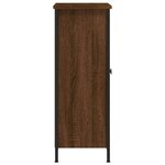 vidaXL Buffet chêne marron 70x30x80 cm bois d'ingénierie