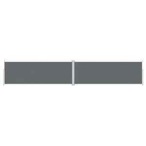 vidaXL Auvent latéral rétractable Anthracite 180x1000 cm