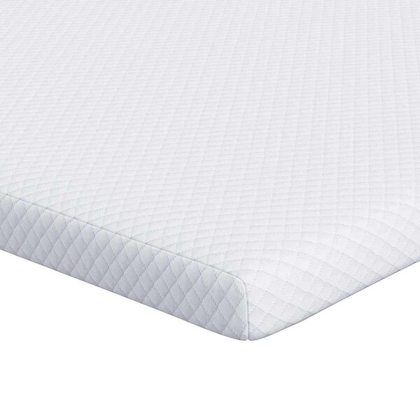 vidaXL Surmatelas en mousse à mémoire 90 x 190 cm Thick Doux Blanc