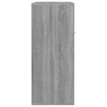 vidaXL Armoire à chaussures Sonoma gris 60x35x84 cm Bois d'ingénierie