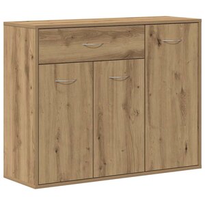 vidaXL Buffet chêne artisanal 88x30x70 cm bois d'ingénierie