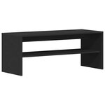 vidaXL Meuble TV Noir 100 x 40 x 40 cm Aggloméré