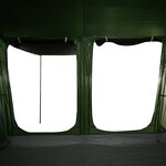 vidaXL Tente familiale tunnel 10 personnes vert imperméable