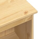 vidaXL Bibliothèque Corona 46x29x100 cm bois de pin massif