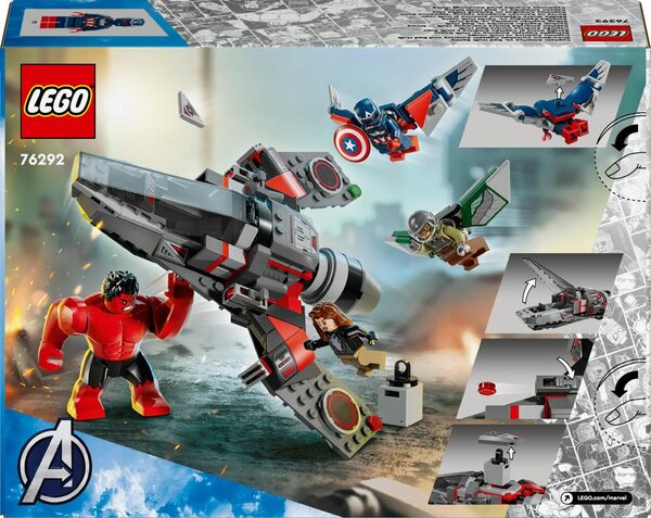 76292 Captain america vs hulk rouge