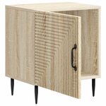 vidaXL Cabinet de chevet 2 Pièces Chêne Sonoma 43 x 34 5 x 50 cm
