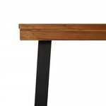 vidaXL Table de jardin 150x90x75 cm Bois d'acacia solide