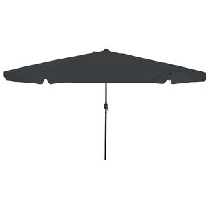 vidaXL Parasol de jardin Anthracite et noir 395 x 395 x 245 cm