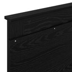 vidaXL Tête de lit Chêne noir 100 cm Bois d'ingénierie