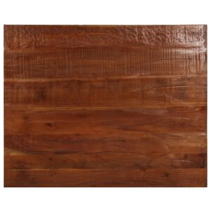 vidaXL Dessus de table 100x80x2 5cm rectangulaire bois massif récupéré