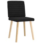 vidaXL Chaises à manger lot de 2 noir tissu