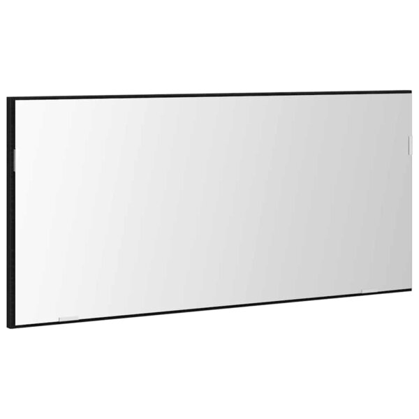 vidaXL Miroir de salle de bain avec miroir Chêne noir 80 x 8 5 x 37 cm