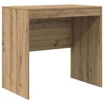 vidaXL Bureau chêne artisanal 80 x 50 x 76 cm Bois d'ingénierie