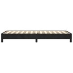 vidaXL Cadre de lit sans matelas noir 90x190 cm velours