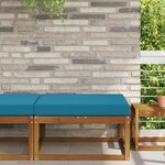 vidaXL Coussin de canapé d'extérieur Bleu royal 80 x 80 x 8 cm