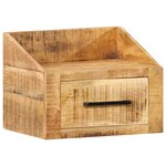 vidaXL Cabinet de chevet Marron 40 x 30 x 30 cm Bois de mangue massif