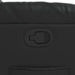 vidaXL Fauteuil inclinable Noir Similicuir