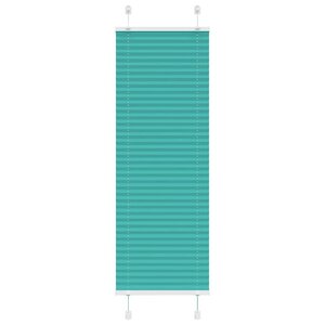 vidaXL Store plissé vert pétrole 45x150 cm largeur du tissu 44 4 cm
