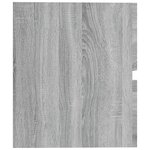 vidaXL Armoire d'évier Sonoma gris 60x38 5x45 cm Bois d'ingénierie