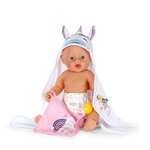 Zapf Creation 837573 - Baby born Serviette à capuche