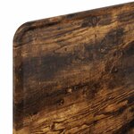 vidaXL Tête de lit Chêne fumé 100 cm Bois d'ingénierie